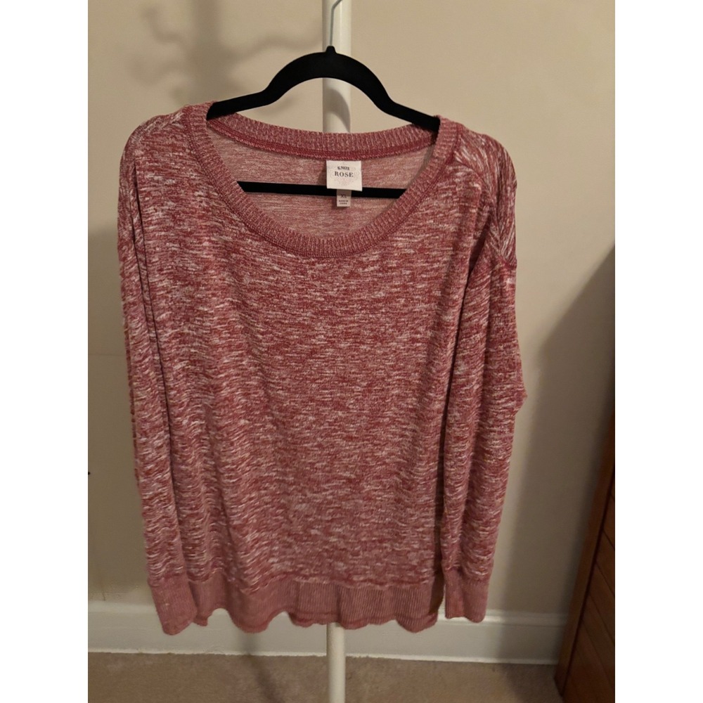 Knox Rose sweater pink size xl